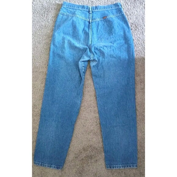 Rustler Tapered Jeans Women’s Size 14 Mises High Waisted Made In USA Vintage - Picture 2 of 10
